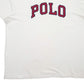 Mens White Polo Ralph Lauren Spellout Short Sleeve T Shirt