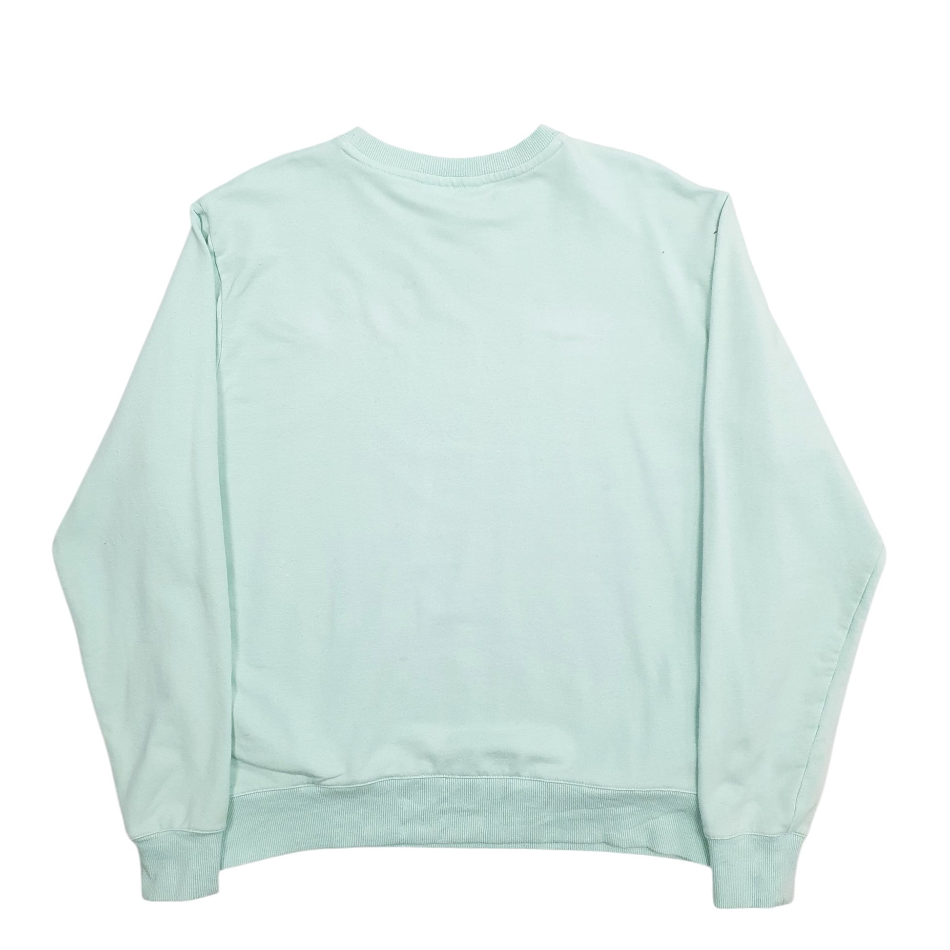 Womens Green Fila  Crewneck Jumper