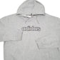 Mens Grey Adidas Spellout Hoodie Jumper