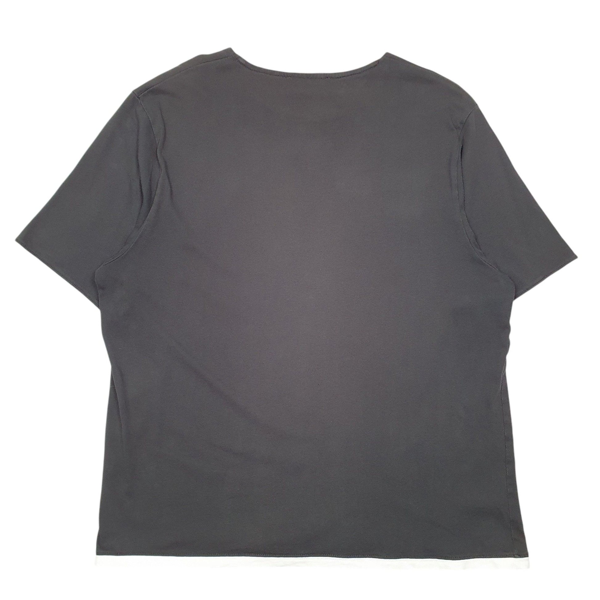 Mens Black Yves Saint Laurent Ringer Short Sleeve T Shirt