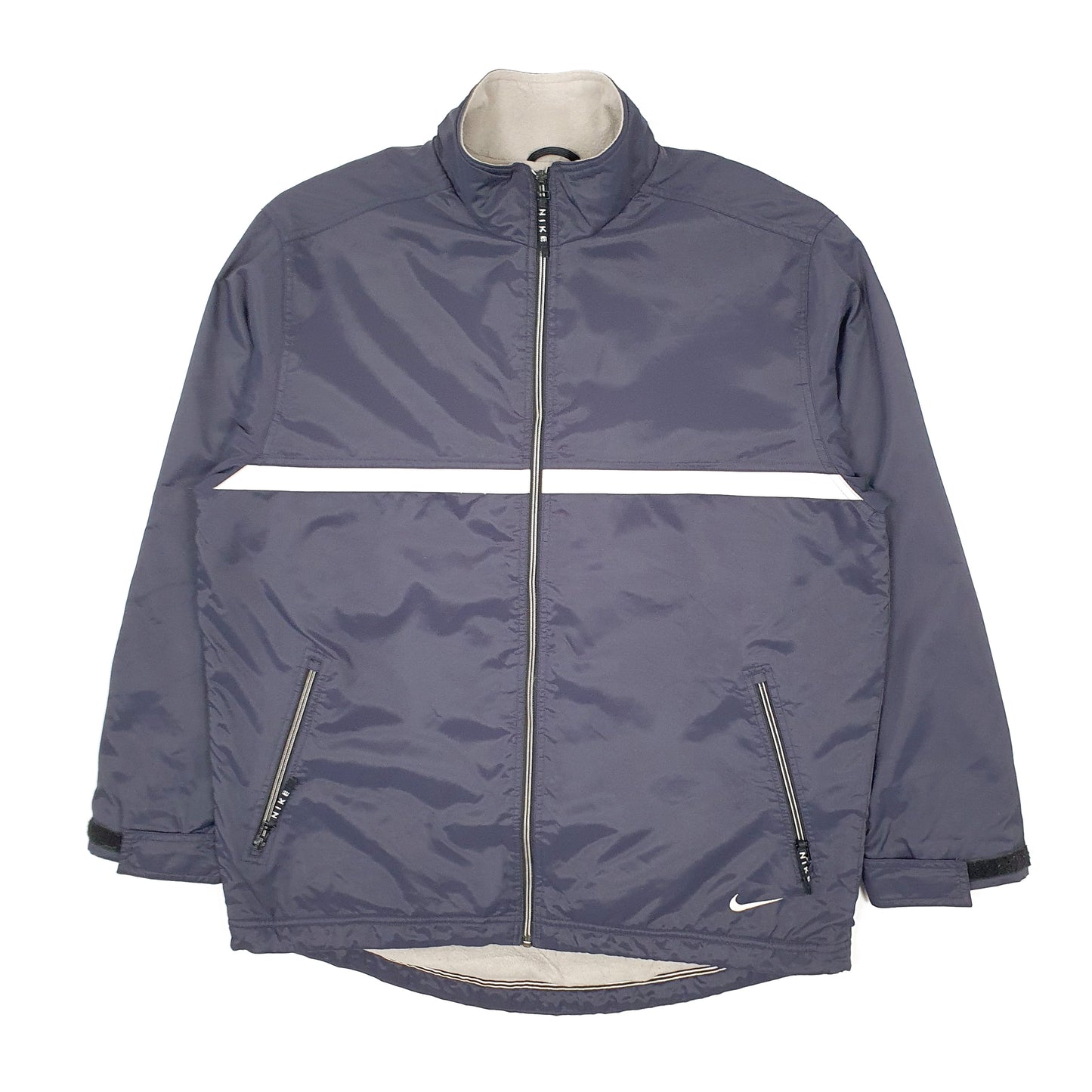 Mens Navy Nike Vintage 2000s Windbreaker Bomber  Coat