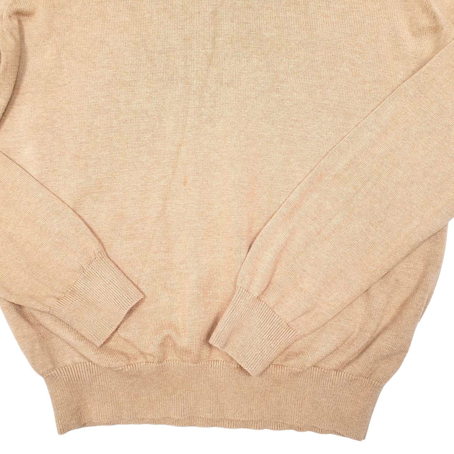 Mens Tan Tommy Hilfiger  Quarter Zip Jumper