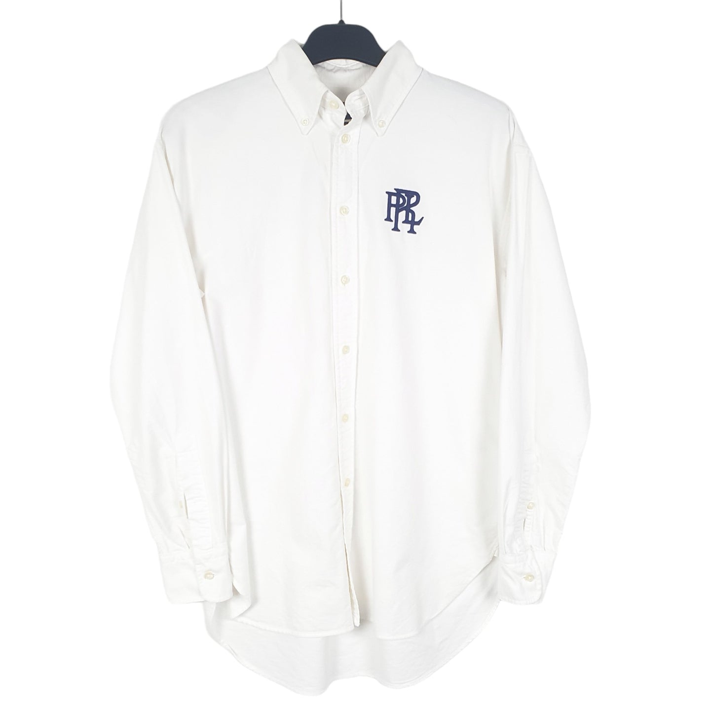 Womens White Ralph Lauren Boyfriend PRL Long Sleeve Shirt