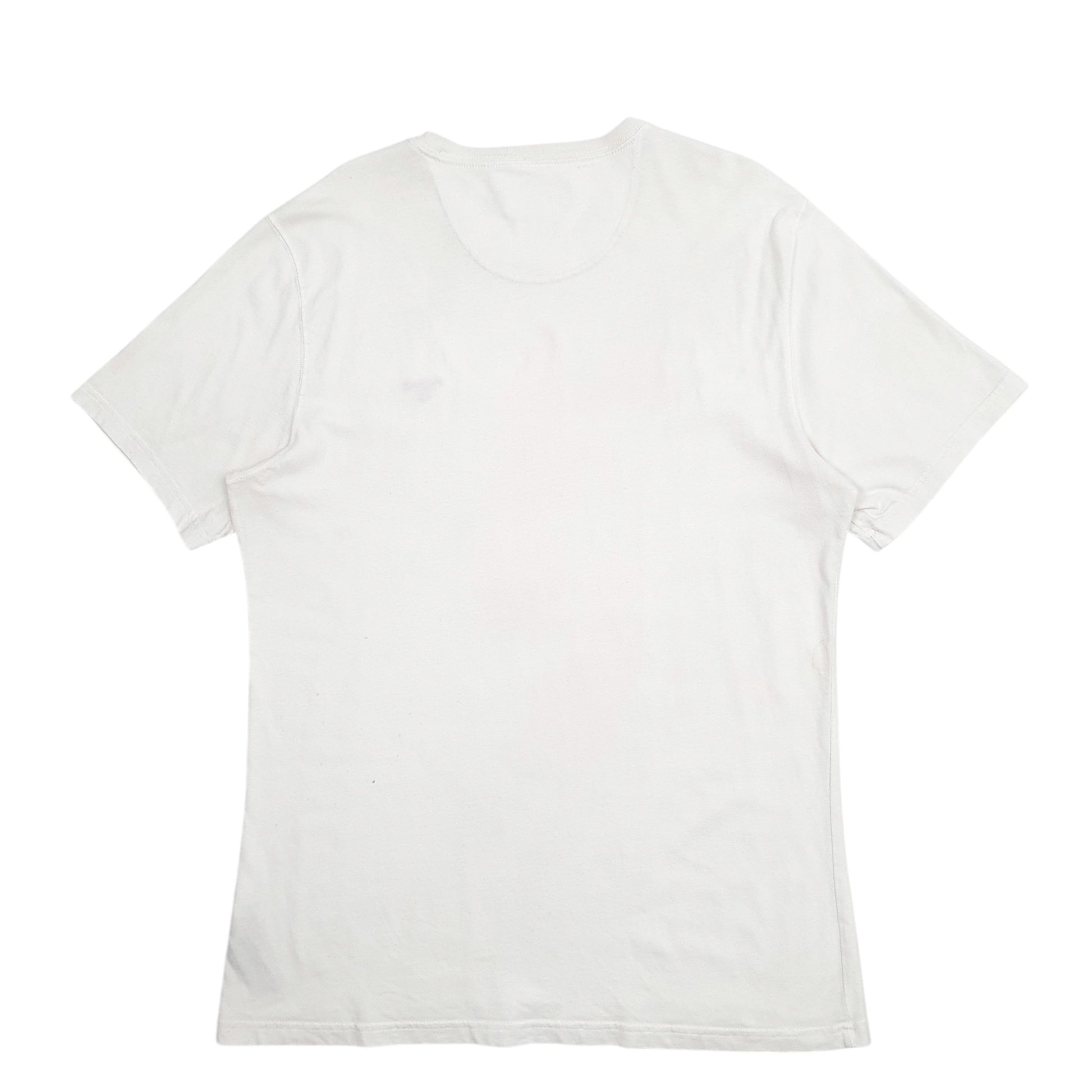 Mens White Barbour  Short Sleeve T Shirt