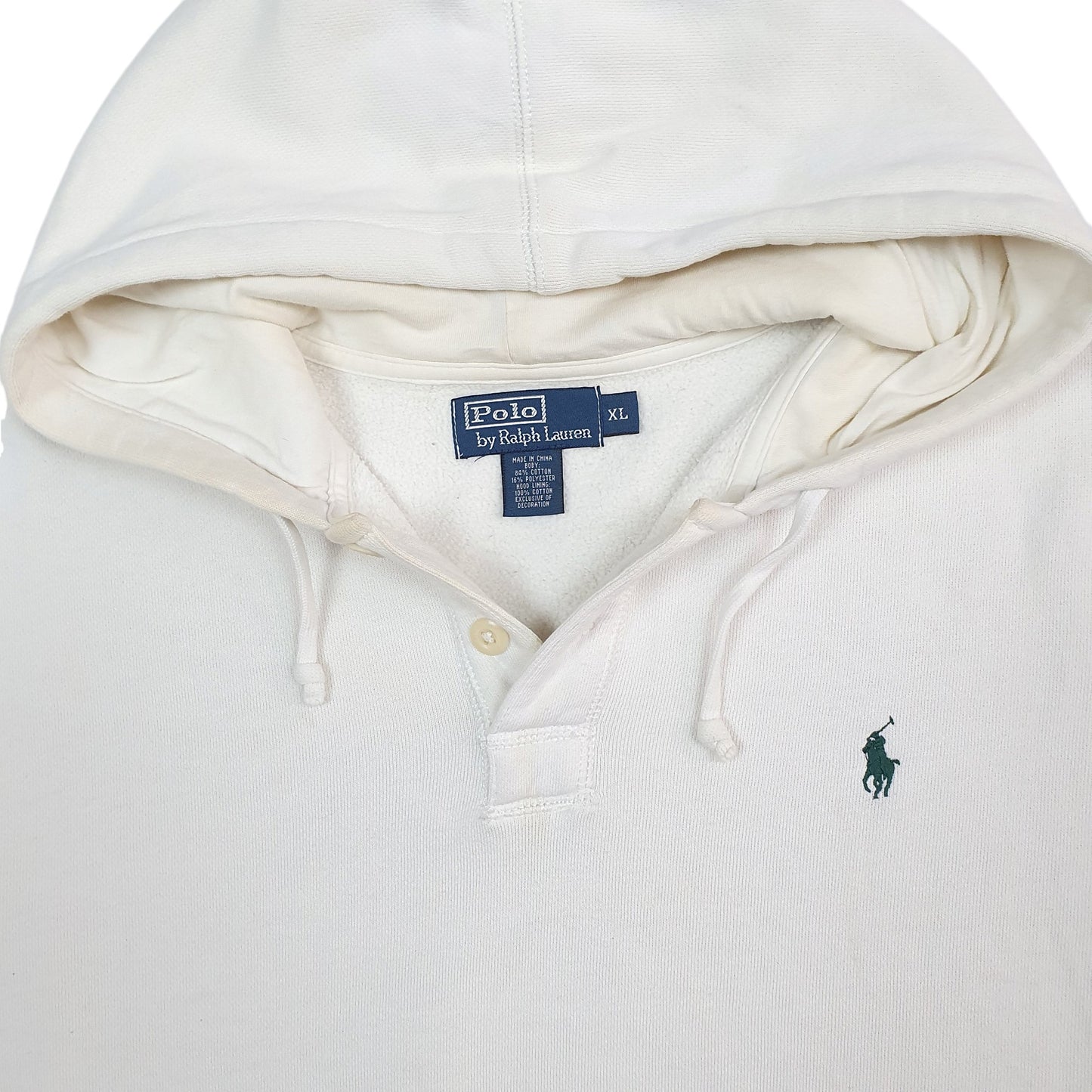Mens White Polo Ralph Lauren  Hoodie Jumper
