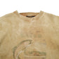 Mens Beige Eddie Bauer Vintage 80's Fishing Made In USA Crewneck Jumper