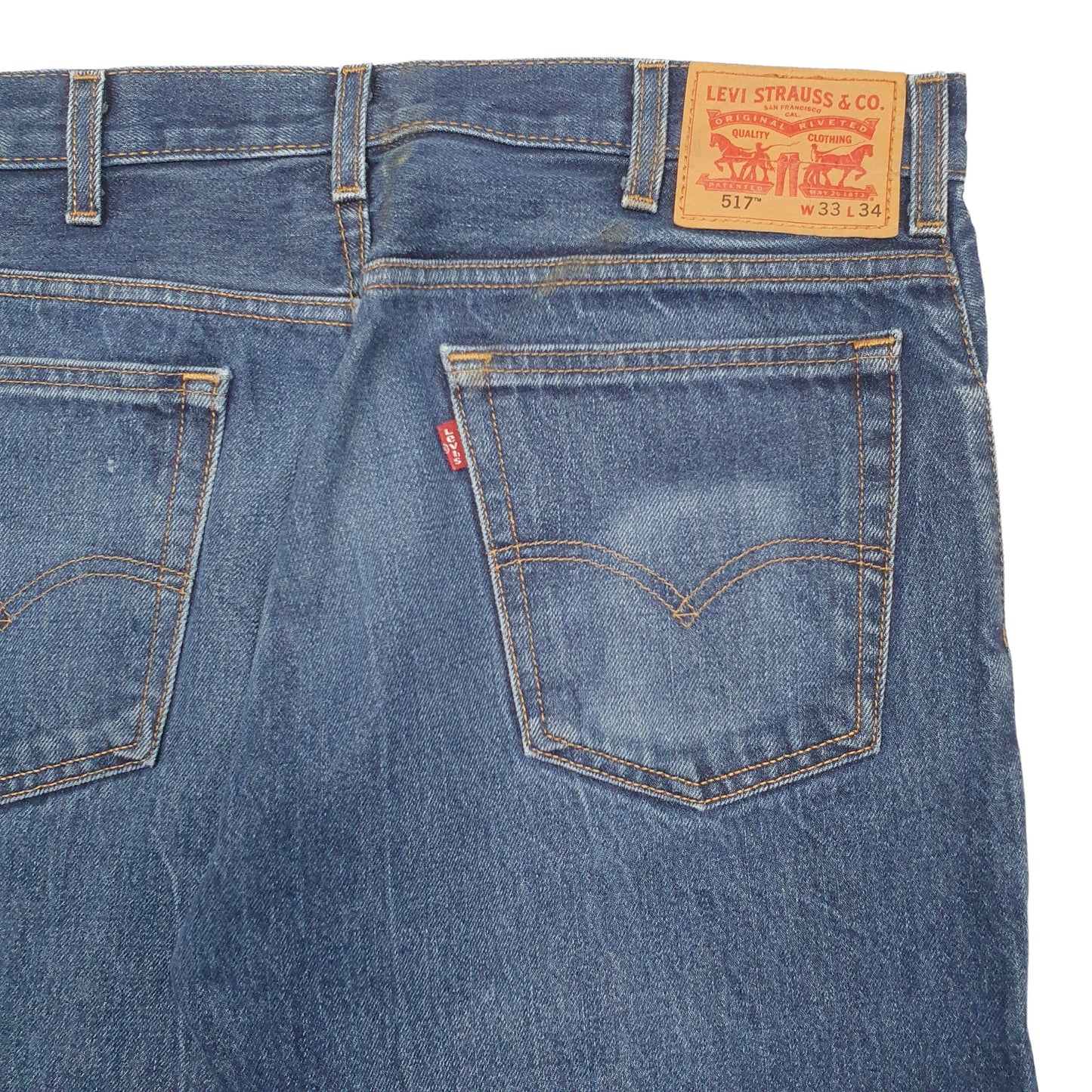 Mens Blue Levis  505 JeansW33 L34