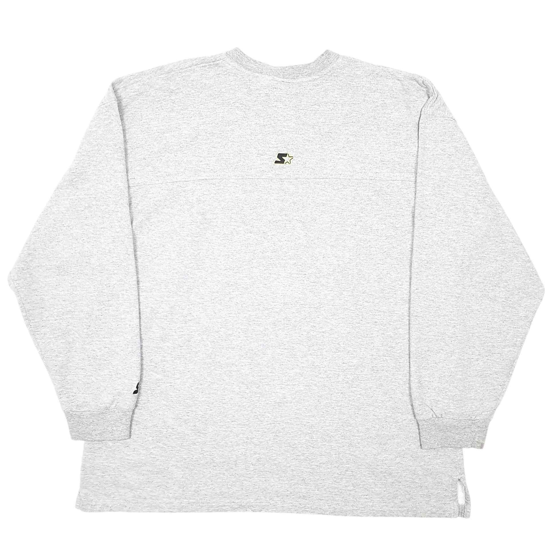 Mens Grey Starter  Crewneck Jumper