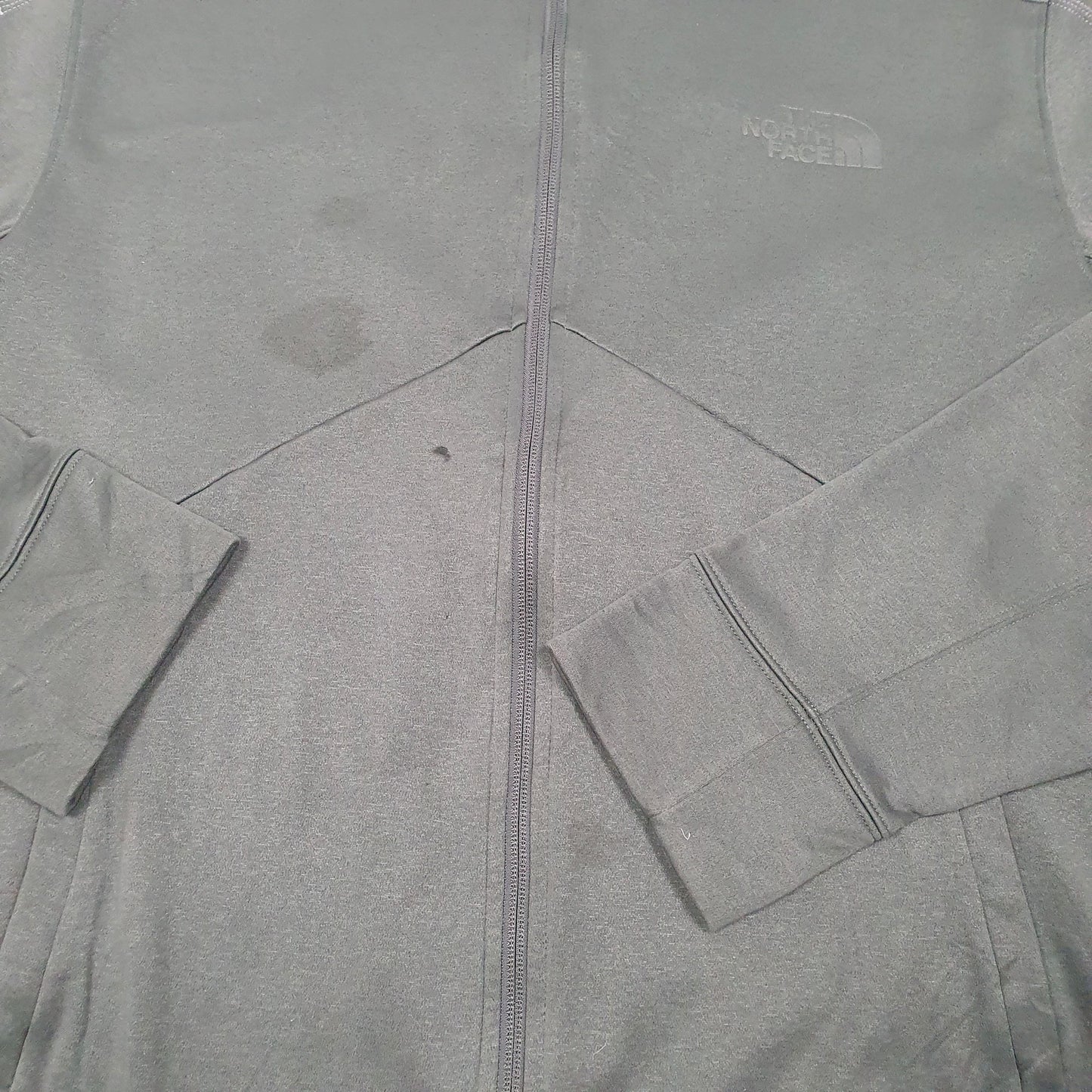 Mens Green The North Face Active Outdoors Hoodie Full Zip Jumper