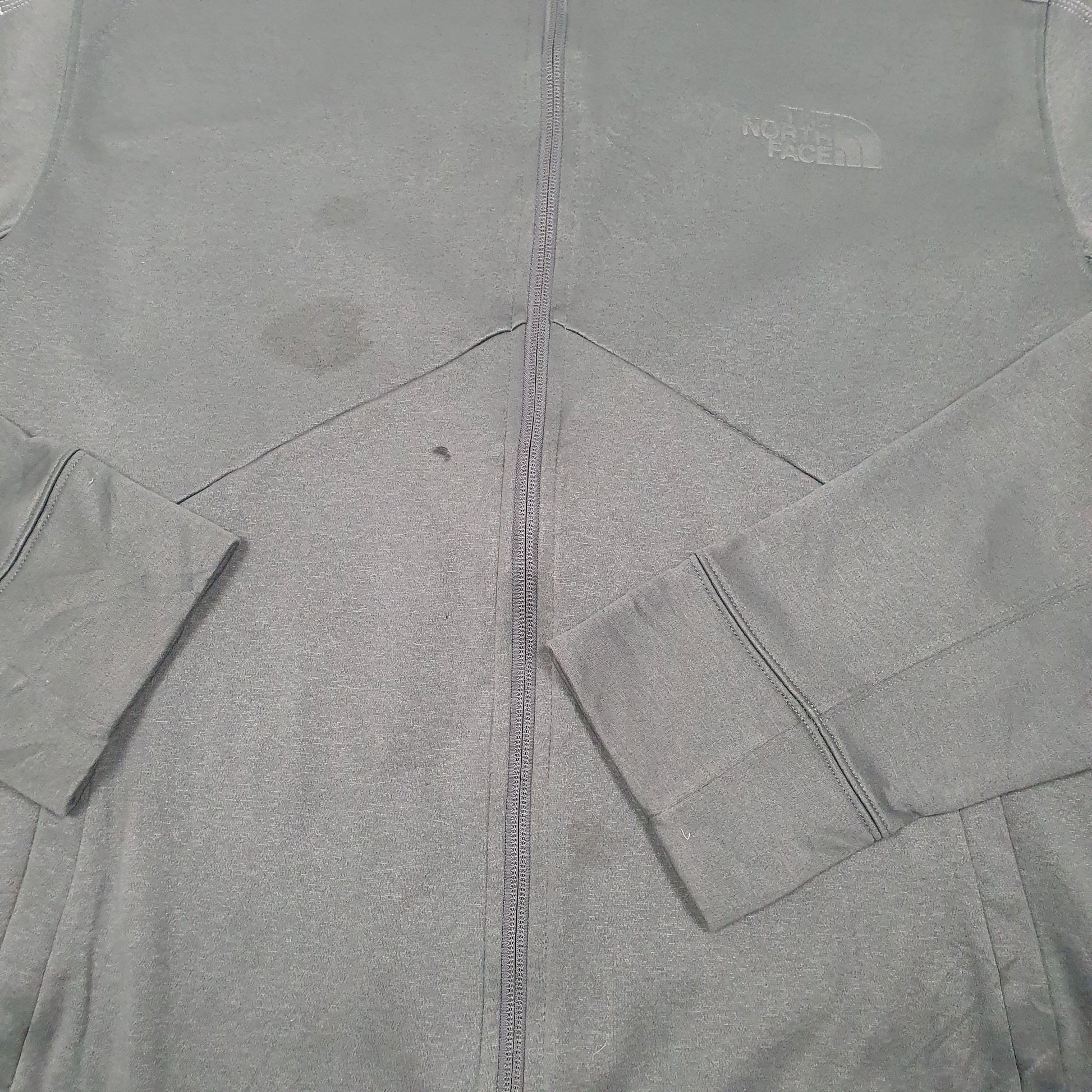 Mens Green The North Face Active Outdoors Hoodie Full Zip Jumper