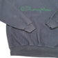 Mens Navy Champion Vintage Script 90s Inside Out Crewneck Jumper