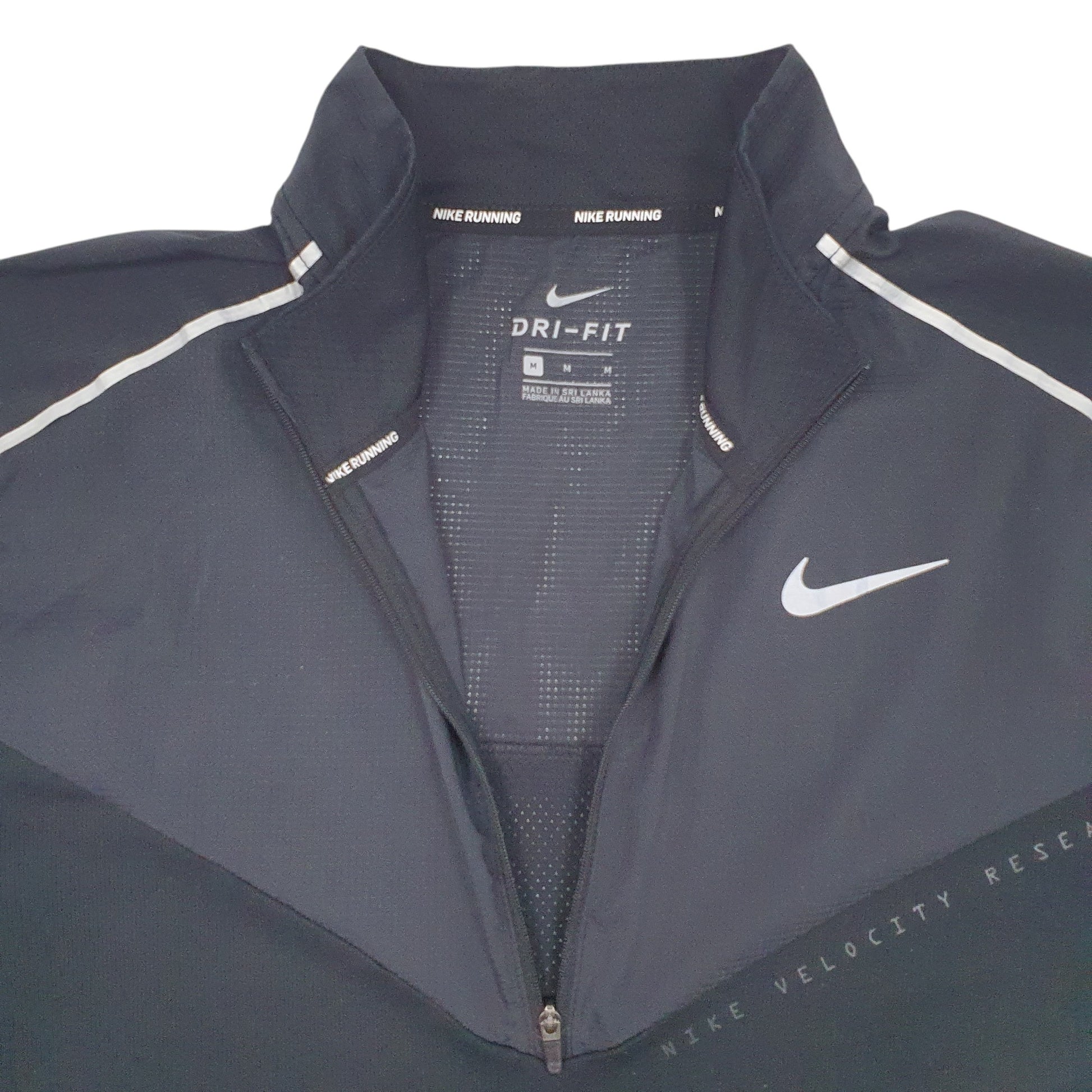 Mens Black Nike Dri-Fit Active Running  Coat