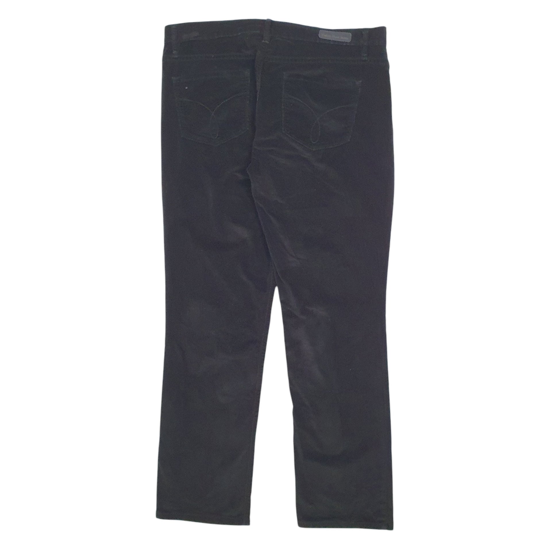 Womens Black Calvin Klein  Corduroy Trousers