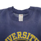 Mens Navy Fruit Of The Loom University of Michigan Vintage 90's Made In USA Crewneck Jumper