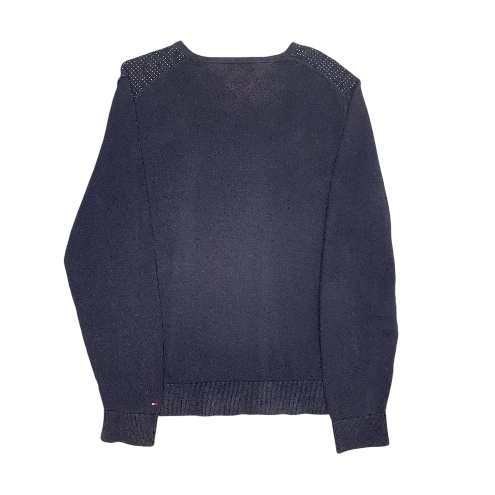 Mens Navy Tommy Hilfiger Knit Crewneck Jumper