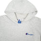 Mens Grey Champion Vintage 90s Made In USA Hoodie Jumper