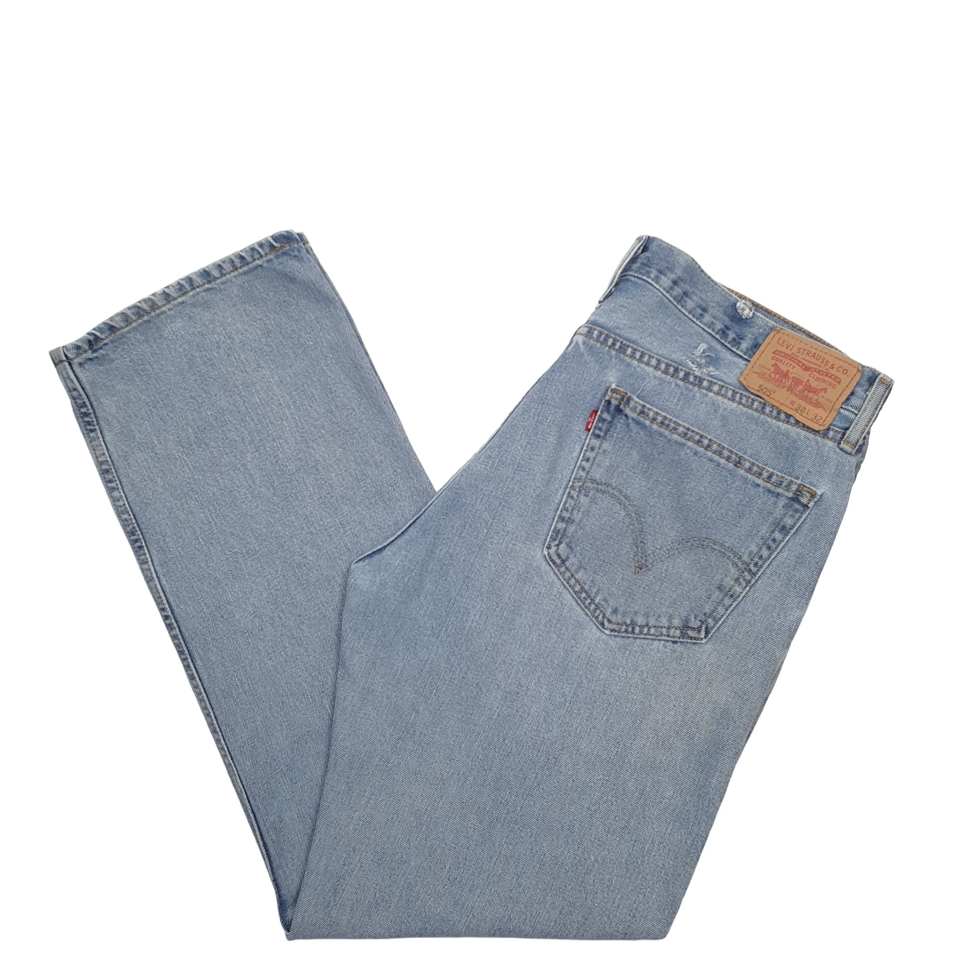 Mens Blue Levis  505 JeansW38 L32
