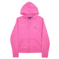 Womens Pink Ralph Lauren Full Zip Hoodie Jumper