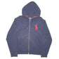Mens Navy Polo Ralph Lauren Hoodie Full Zip Jumper