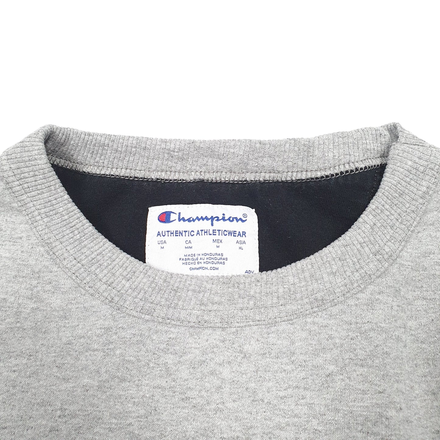 Mens Grey Champion  Crewneck Jumper