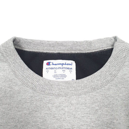 Mens Grey Champion  Crewneck Jumper