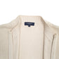 Mens Cream Burberry  Full Zip Jumper