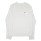 Mens White Nautica Knit Crewneck Jumper