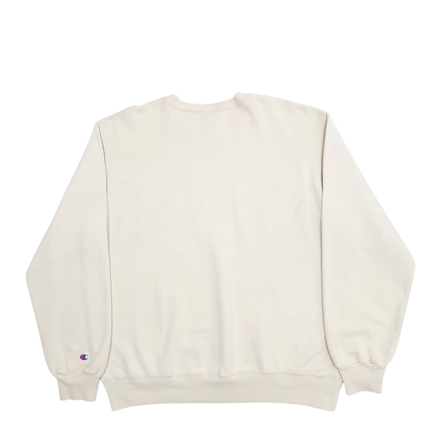 Mens Cream Champion  Crewneck Jumper