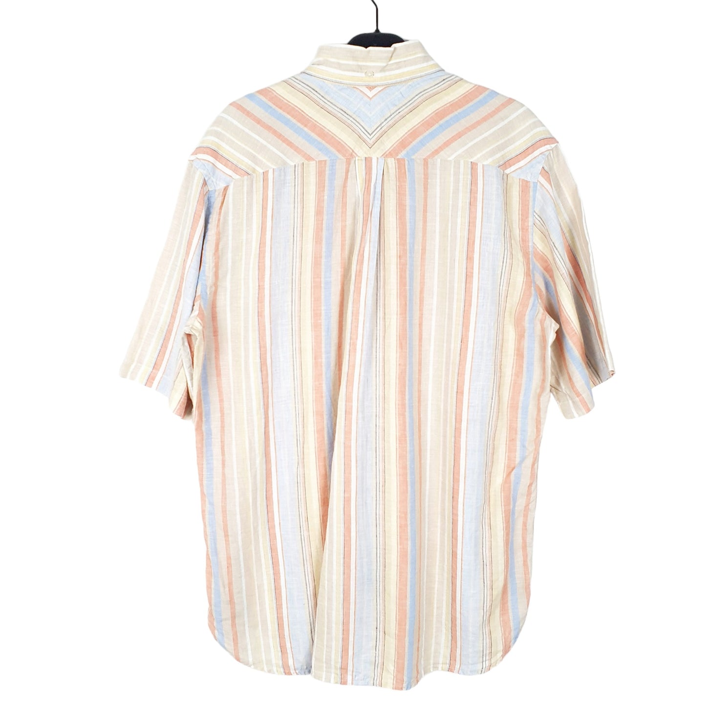 Mens Cream Tommy Hilfiger  Short Sleeve Shirt