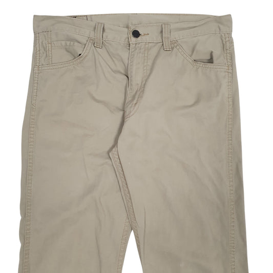 Mens Beige Levis 513 Chino Trousers