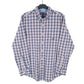 Mens Blue Chaps  Long Sleeve Shirt