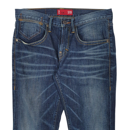 Mens Blue Levis Slim 519 JeansW32 L34