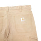 Mens Tan Carhartt Workwear Relaxed Carpenter Shorts
