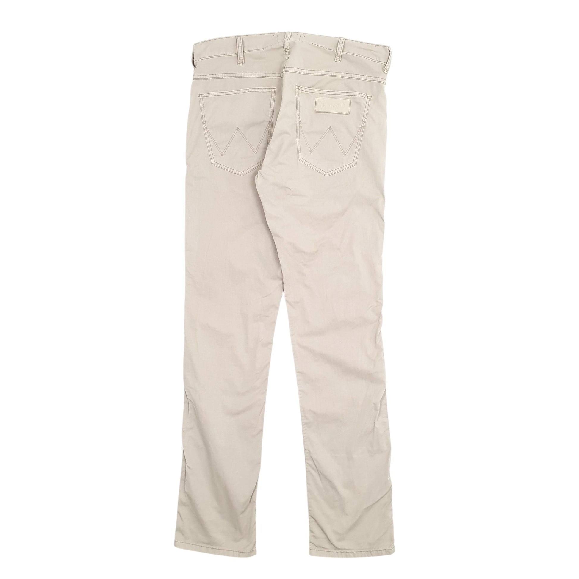 Mens Beige Wrangler  Chino Trousers