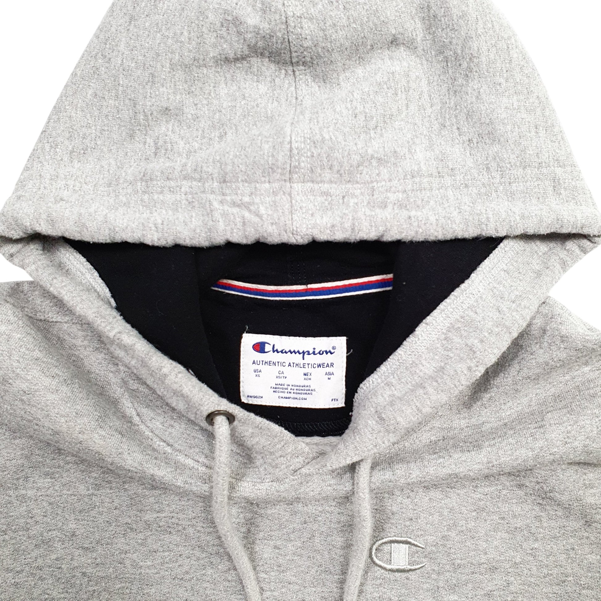 Mens Grey Champion  Hoodie Jumper