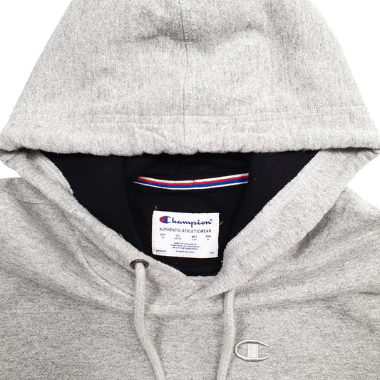 Mens Grey Champion  Hoodie Jumper