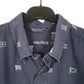 Mens Navy Nautica Sailing Yachting Flags Short Sleeve Shirt