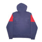 Mens Navy Fila Spellout Hoodie Jumper