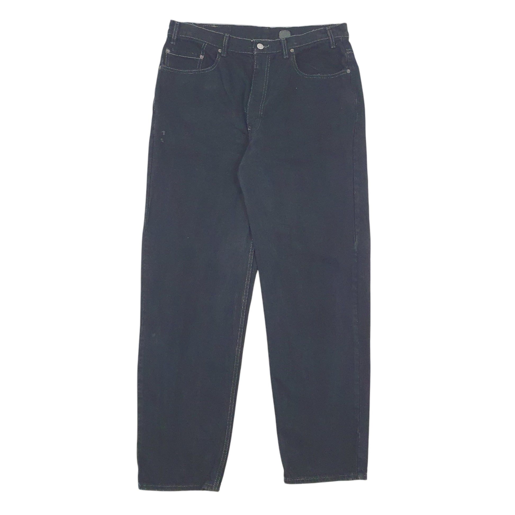 Mens Black Levis Vintage Casual JeansW36 L32