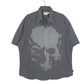 Mens Black Hard Rock Cafe Fender Skull Short Sleeve Shirt
