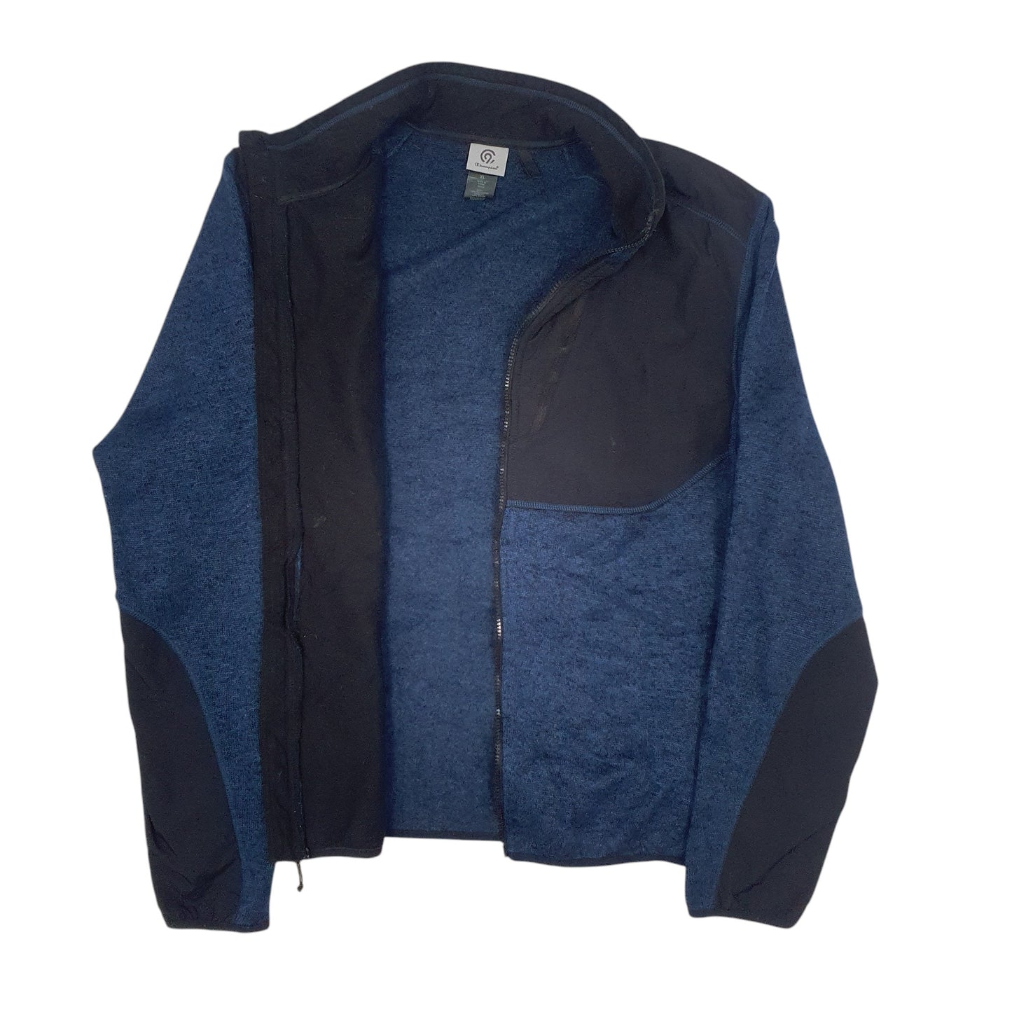 Mens Blue Champion  Full Zip Jumper