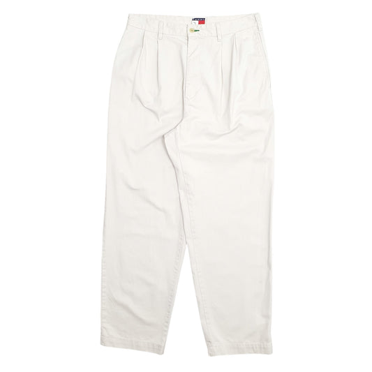 Mens Cream Tommy Hilfiger  Chino Trousers