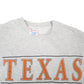 Mens Grey Hanes University of Texas Longhorns Made in USA Vintages 1990s Crewneck Jumper