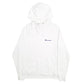 Mens White Champion  Hoodie Jumper