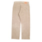 Mens Beige Levis  Corduroy Trousers