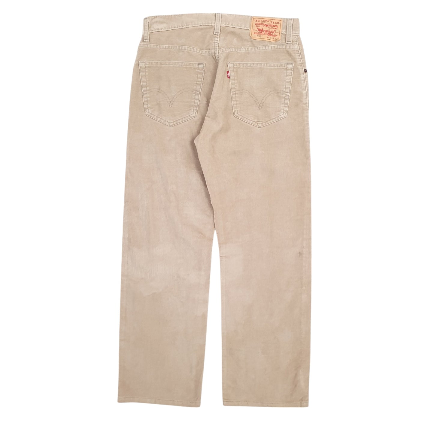 Mens Beige Levis  Corduroy Trousers