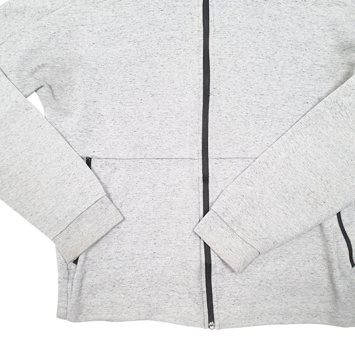 Mens Grey Adidas Hoodie Full Zip Jumper
