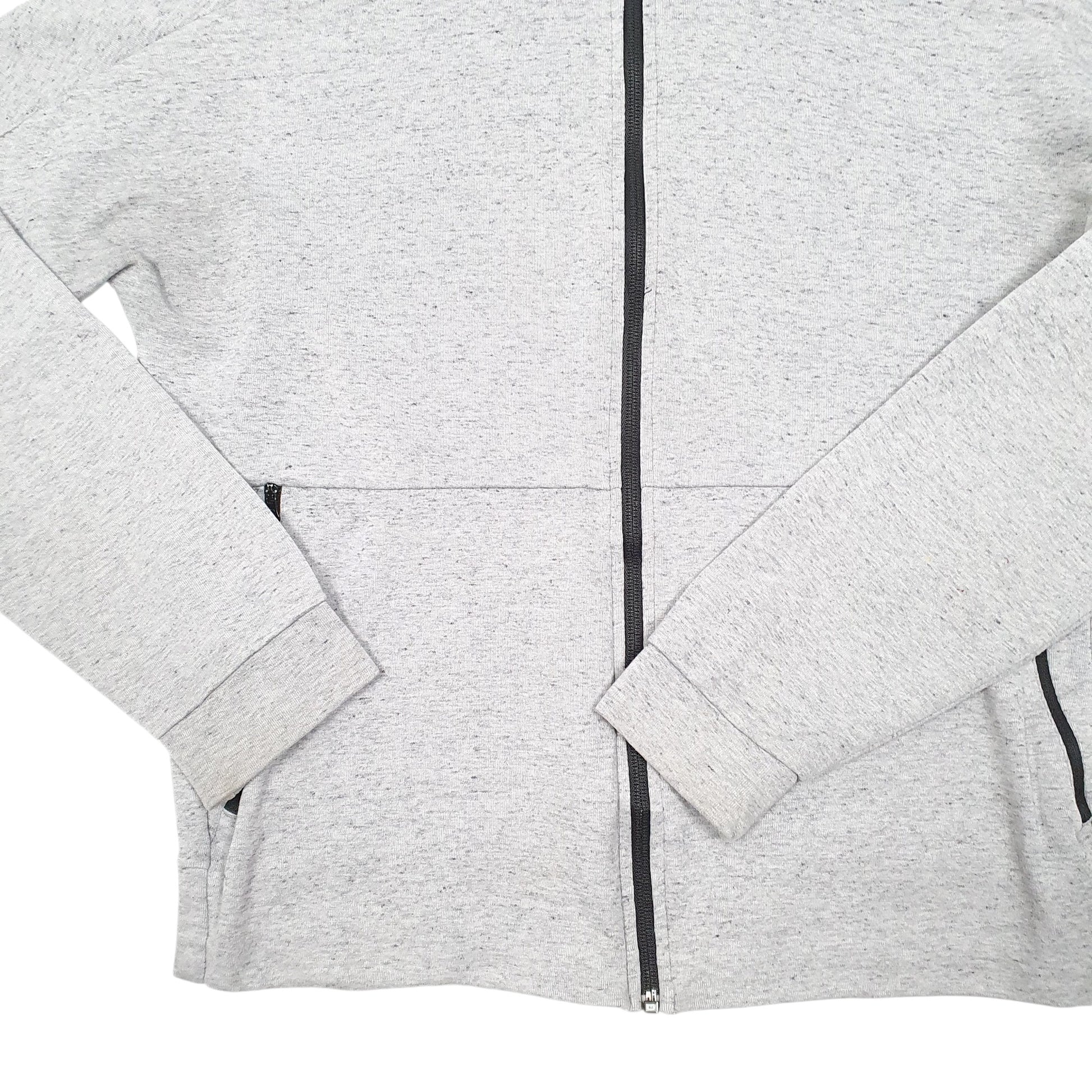 Mens Grey Adidas Hoodie Full Zip Jumper