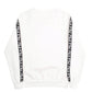 Mens White Fila Spellout Crewneck Jumper