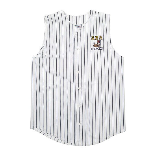 Mens White Teamwork MLB Baseball Jersey ABA D-Backs Short Sleeve T Shirt